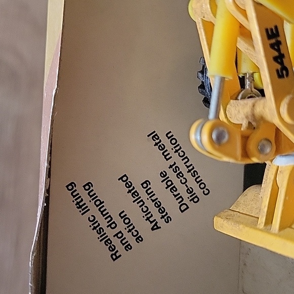 Vintage ERTL John Deere 1/64 Scale 544E Wheel Loader NIB-Stock #5539 - Picture 7 of 7